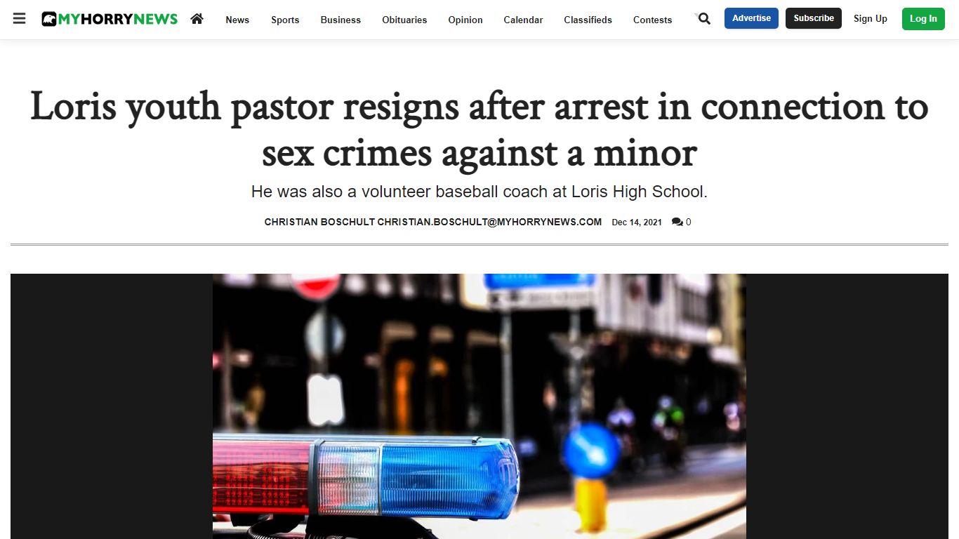 Loris youth pastor resigns after arrest in connection to ...